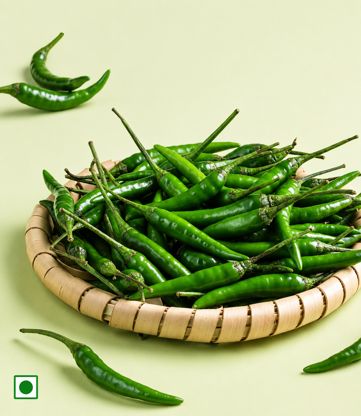 Green Chilli (Hari Mirch) 100g.