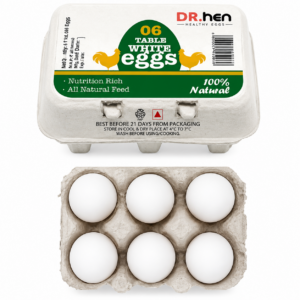 Table White Eggs (6 Pcs)
