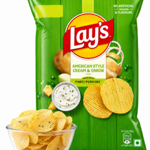 Lay's American Style Cream & Onion Flavour Potato Chips