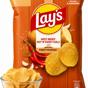 Lay's West Indies' Hot 'N' Sweet Chilli Flavour Potato Chips