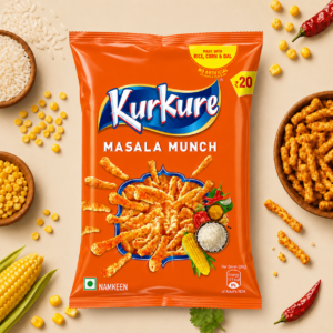 Kurkure Masala Munch Crisps.